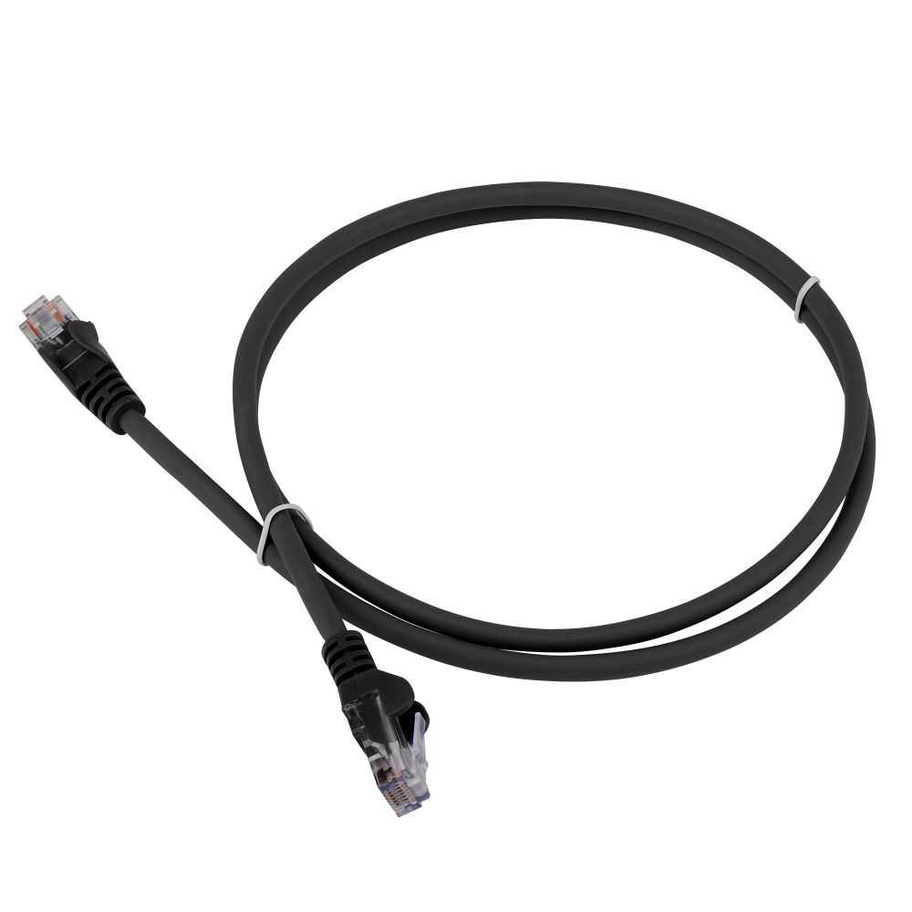 Патч-корд  LAN-PC45/U5E-0.3-BK