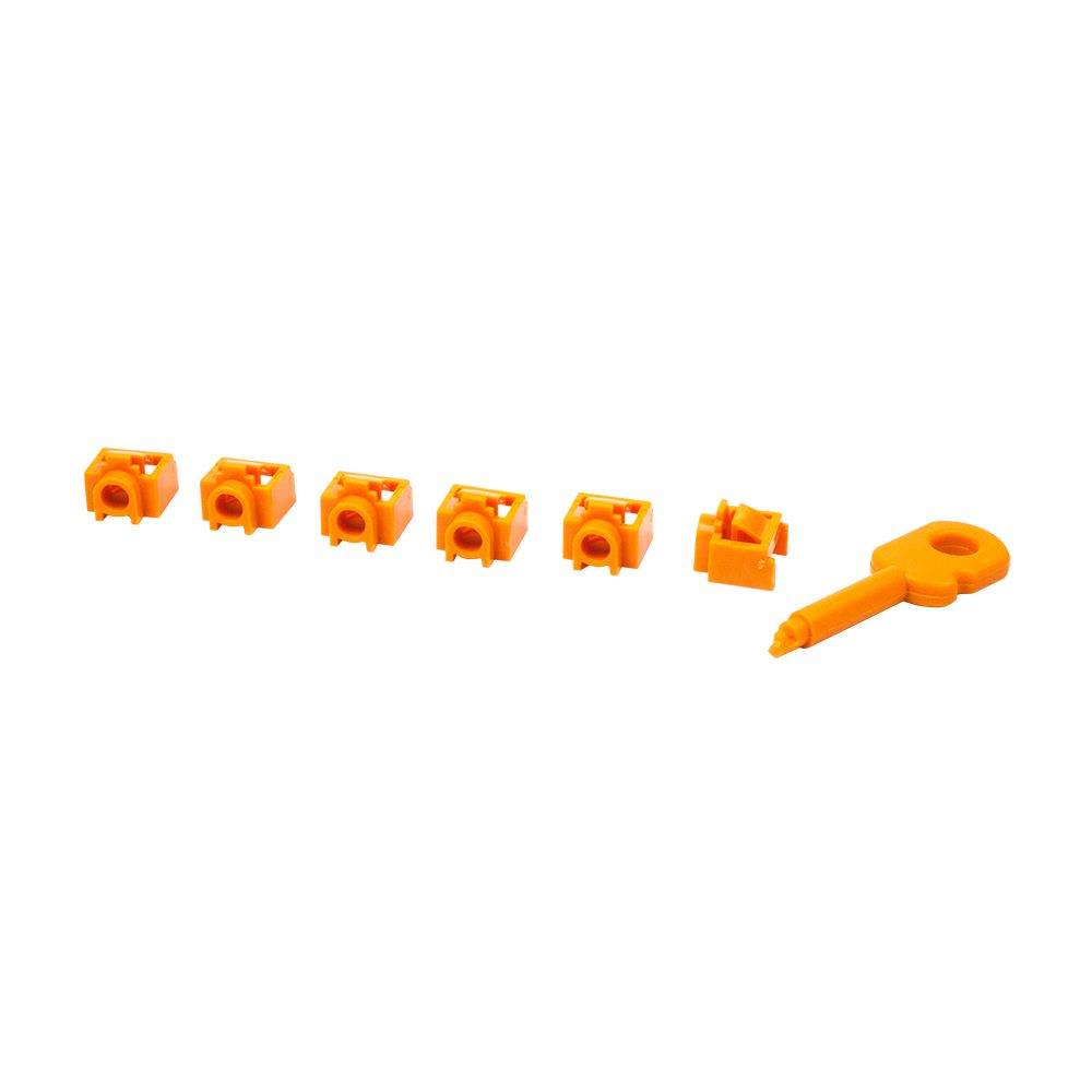 Заглушка разъема  LAN-SEC45-PL-SET-BK