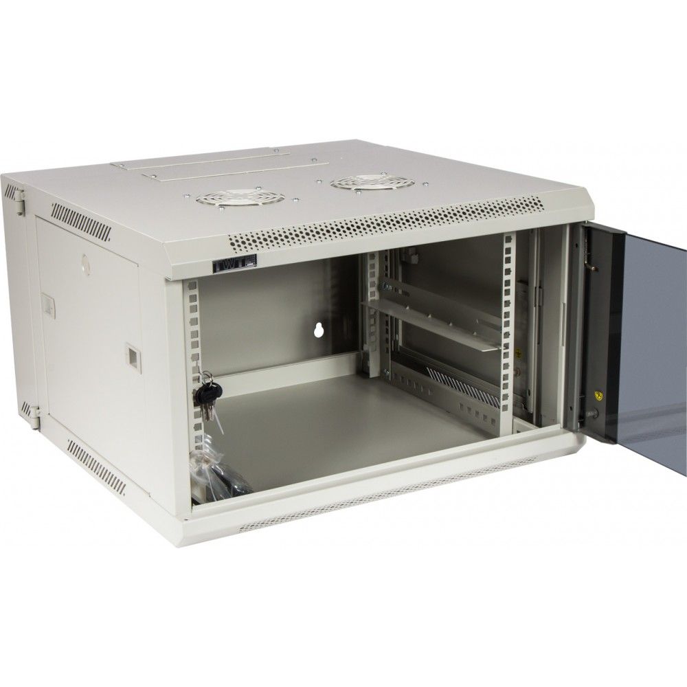 Шкаф телекоммуникационный  TWT-CBW3G-6U-6x6-GY