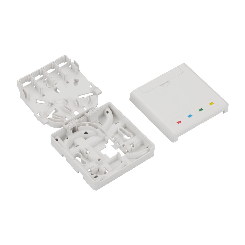 Кросс-бокс оптический  LAN-DRF-4SC/SB-WH