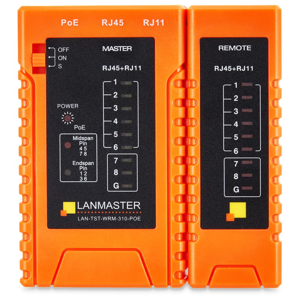 Тестер кабельный  LAN-TST-WRM-310-POE