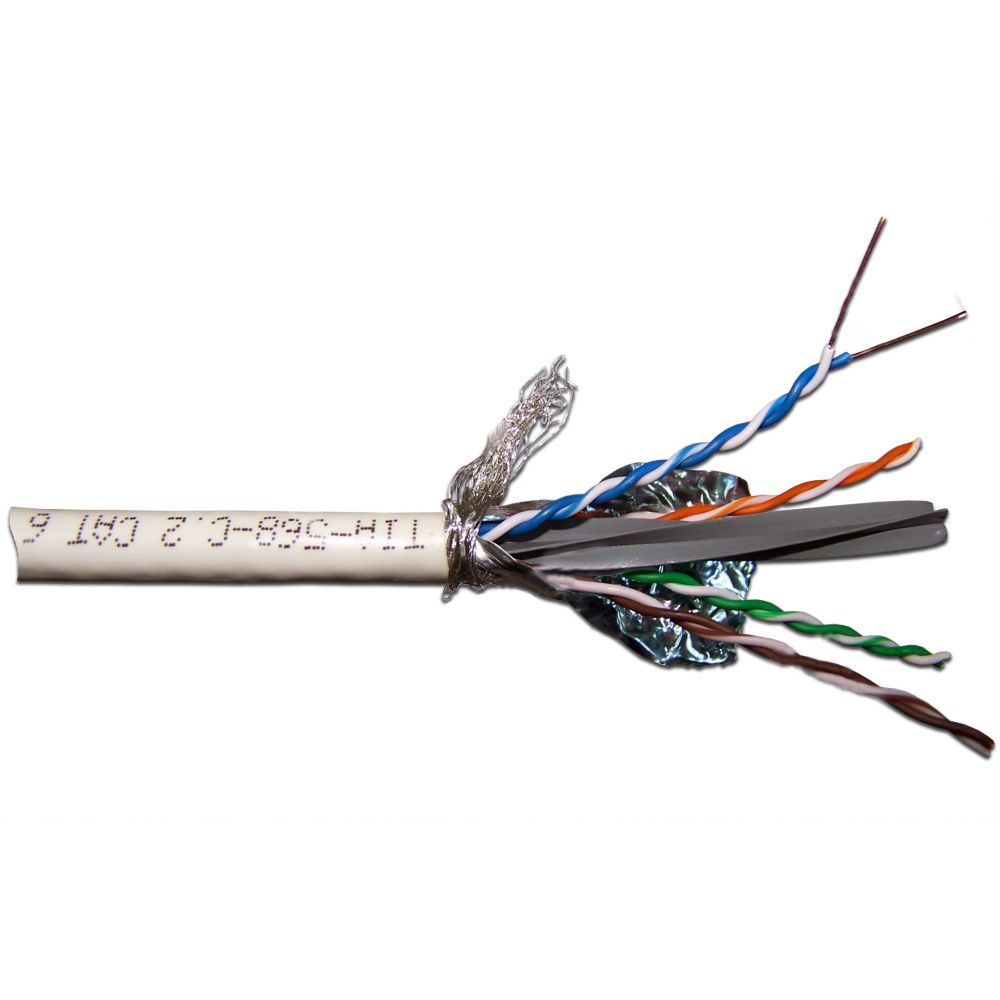 Кабель витая пара  LAN-6ESFTP-LSZH-GY