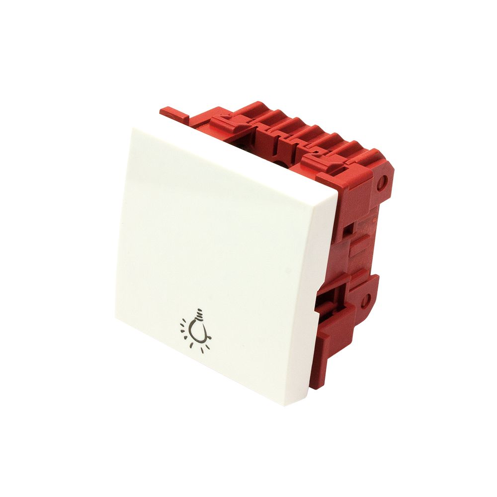 Выключатель  LAN-EC45x45-S1L-WH