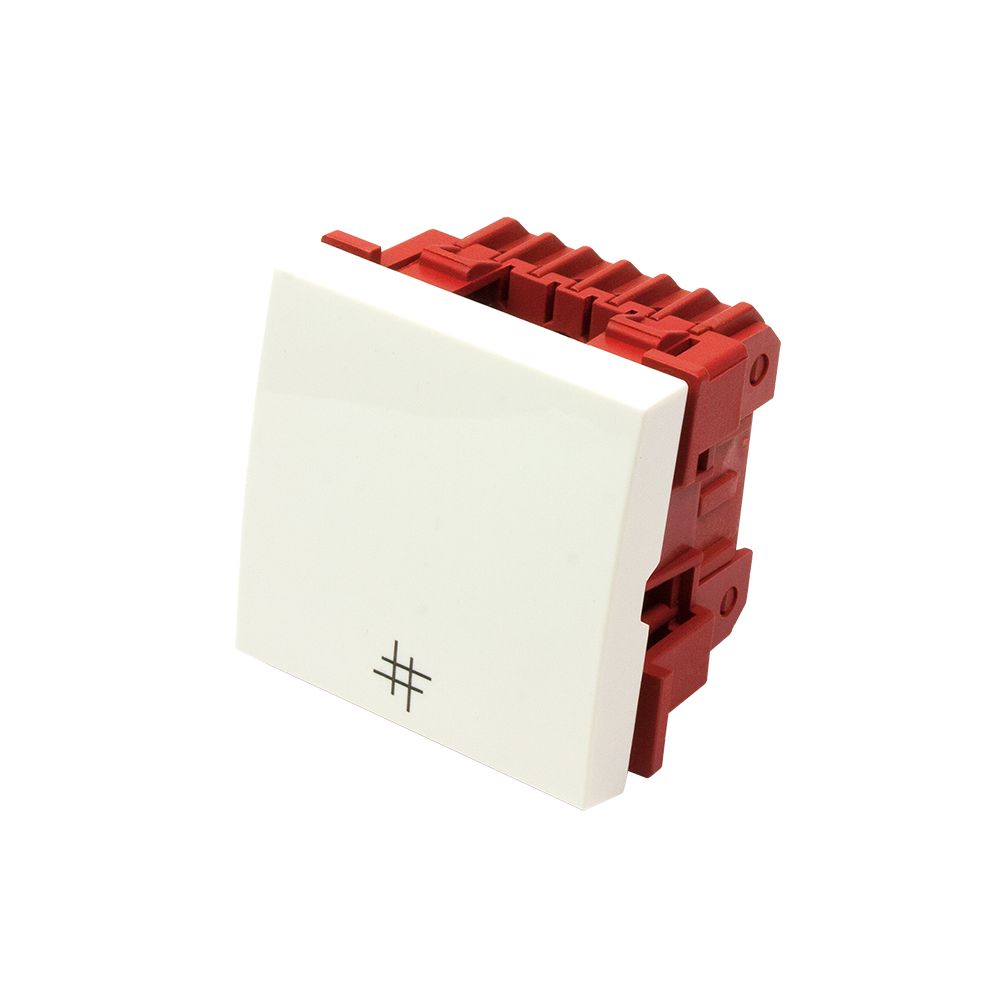 Выключатель  LAN-EC45x45-S14-WH