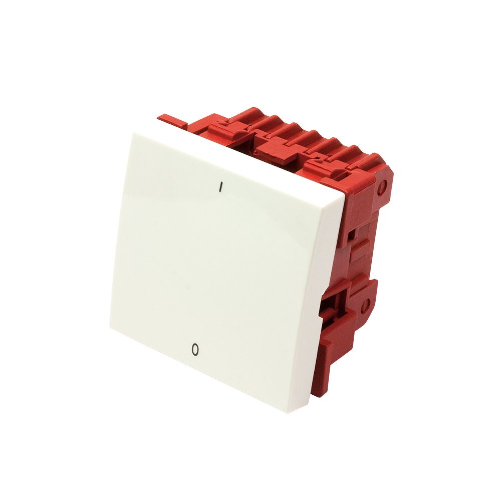 Выключатель  LAN-EC45x45-S12-WH