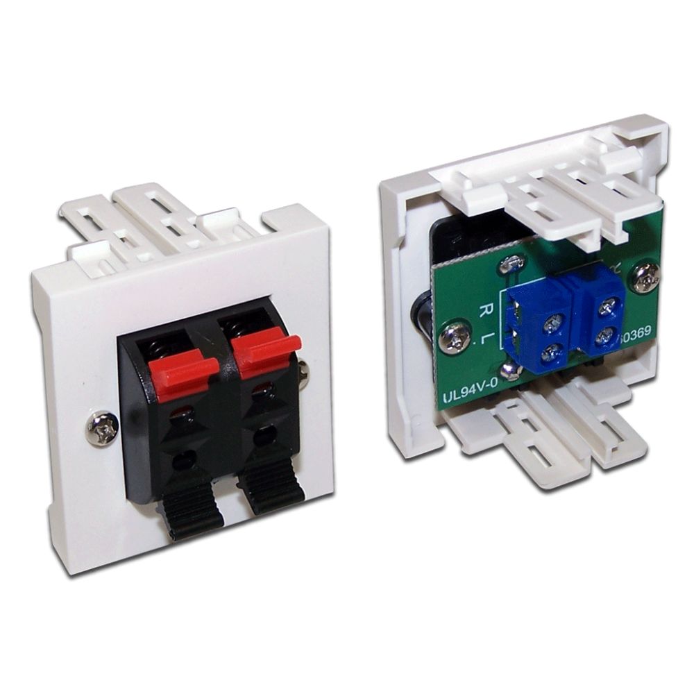 Вставка  LAN-WA-LP-2SPK-WH