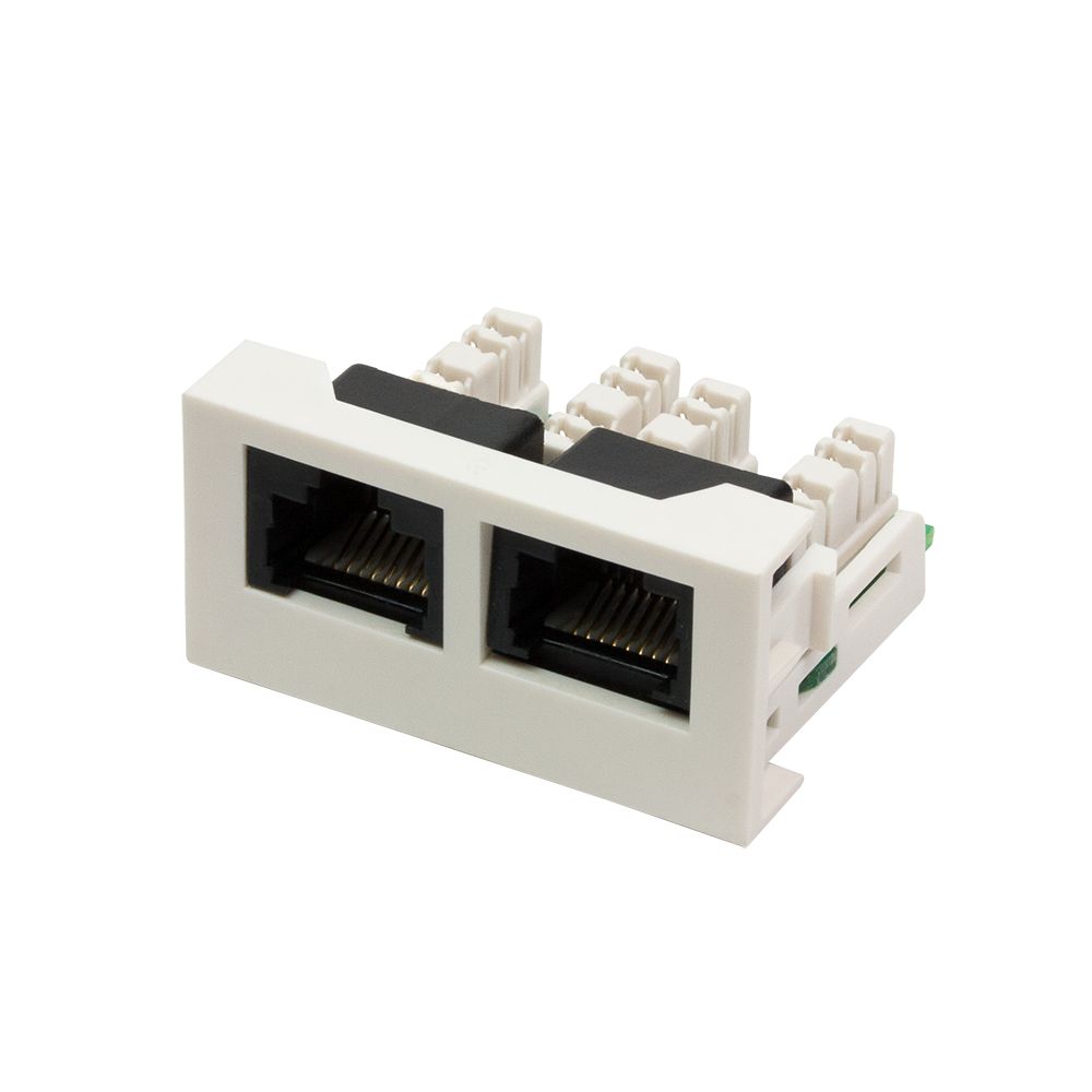 Вставка  LAN-WA-LP-2x45/6-WH