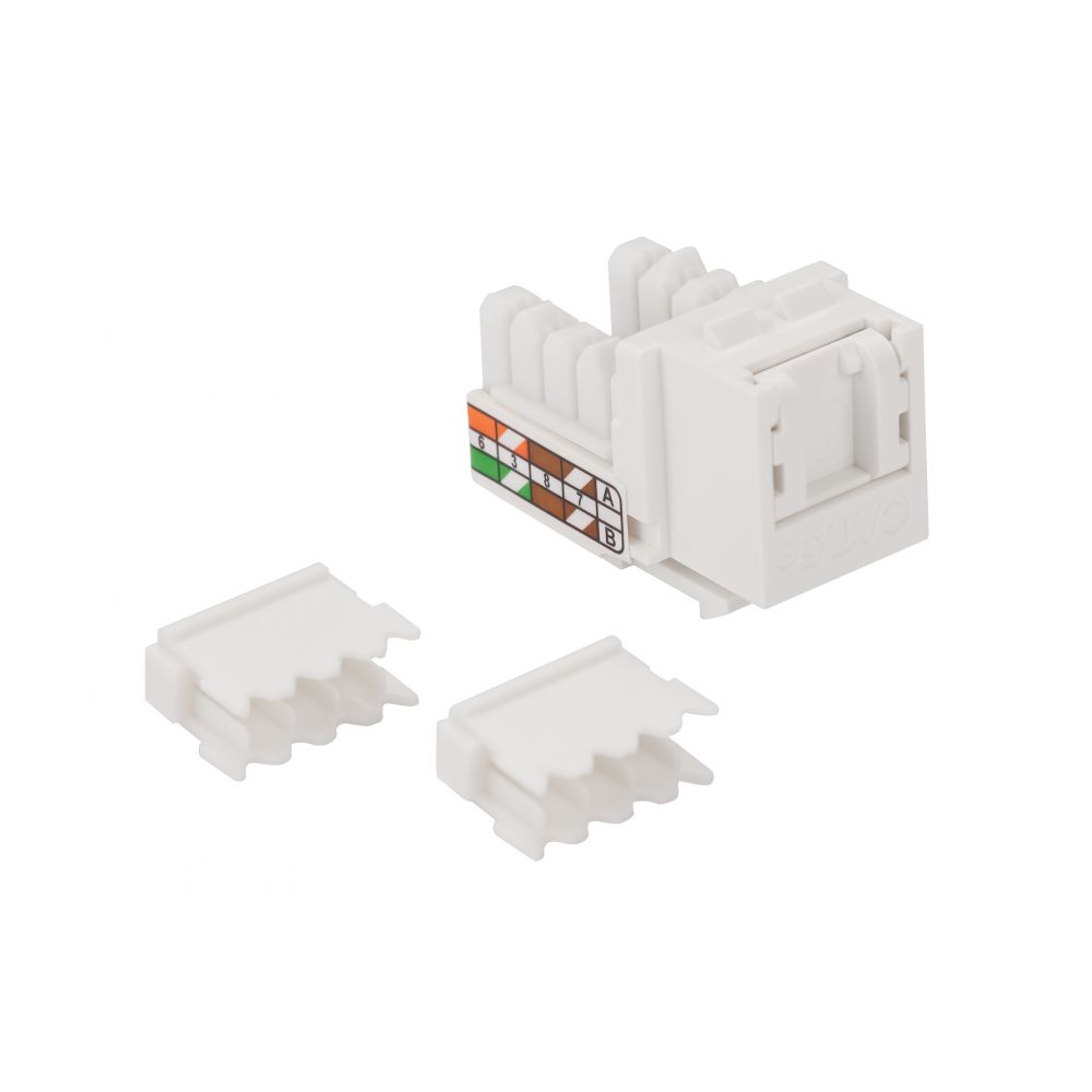 Модуль сетевой  LAN-OK45U5E/90P-WH