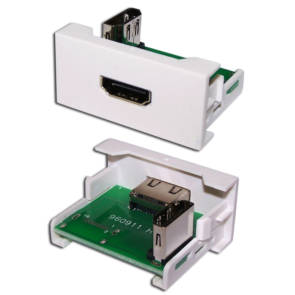 Розетка мультимедийная  LAN-WA-LP-HD90F-WH