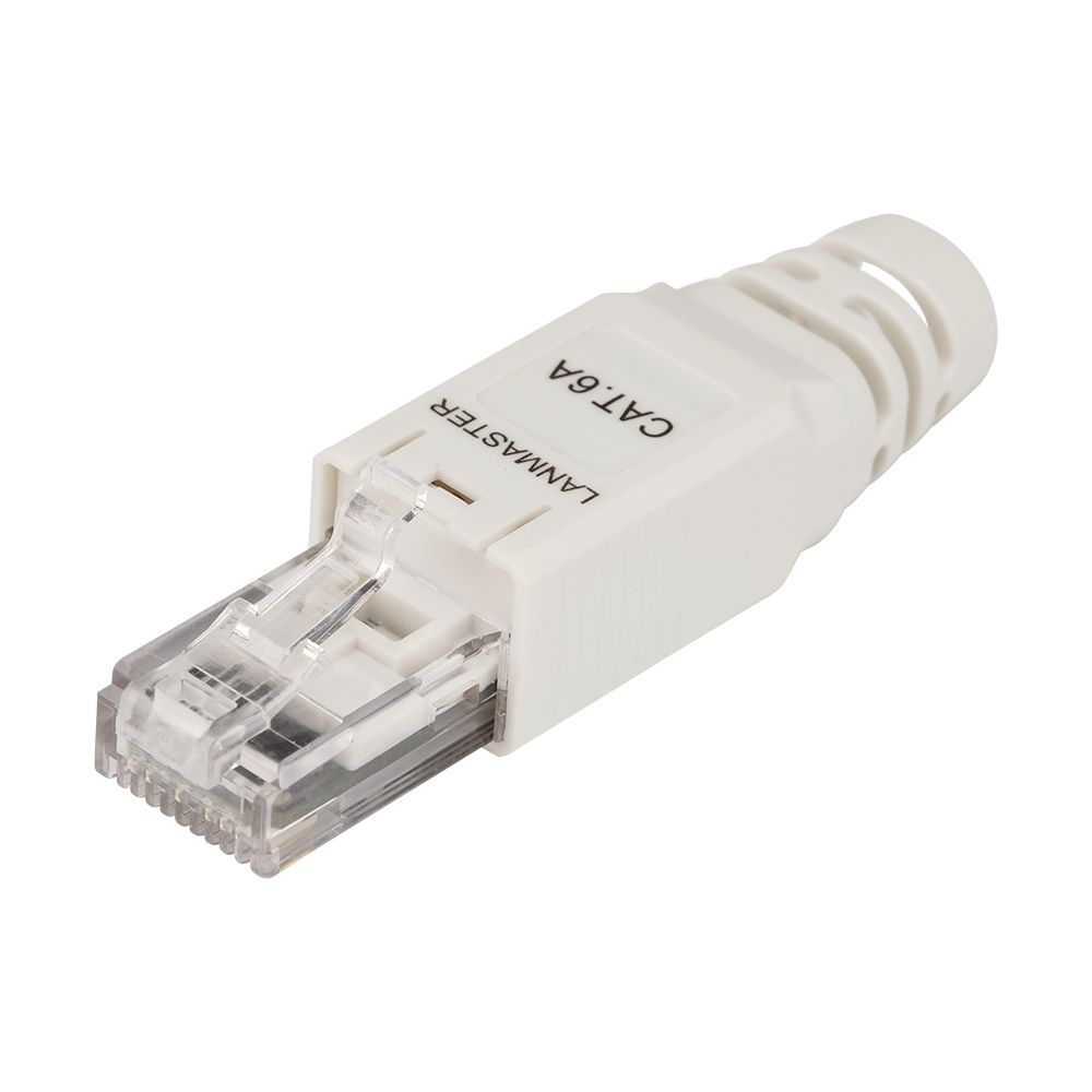 Коннектор кабельный  LAN-TMP-U6A-WH