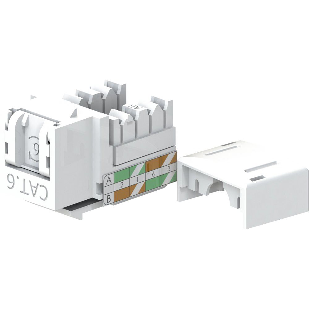 Модуль сетевой  LAN-OK45U6/90P-WH
