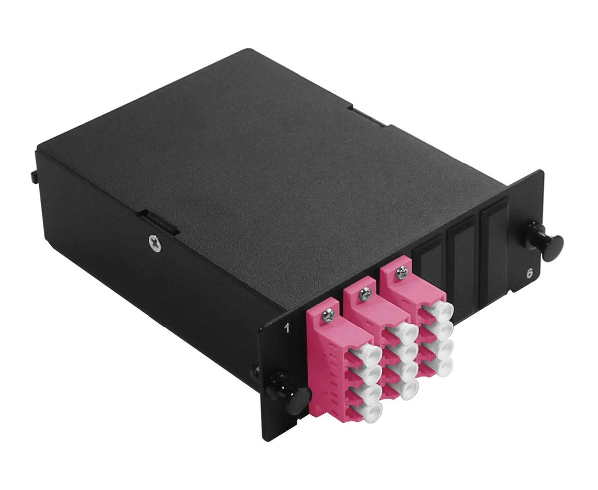 Кассета оптическая FO-4K-3QLC/U-1MPO/U(m)-MM504-BK-T 12546c