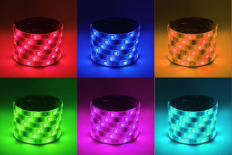 Лента светодиодная LS5050-7,2-30-12-RGB-IP65-1 year-5m Б0059918