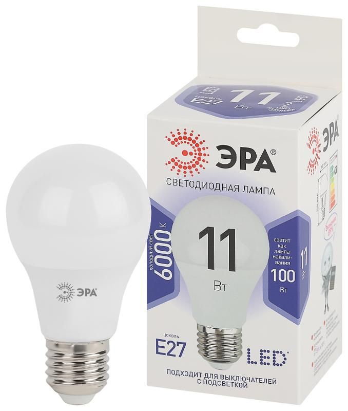 Лампа светодиодная LED A60-11W-860-E27 Б0031394
