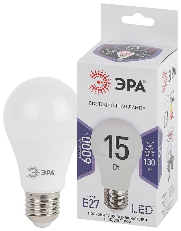 Лампа светодиодная LED A60-15W-860-E27 Б0031396