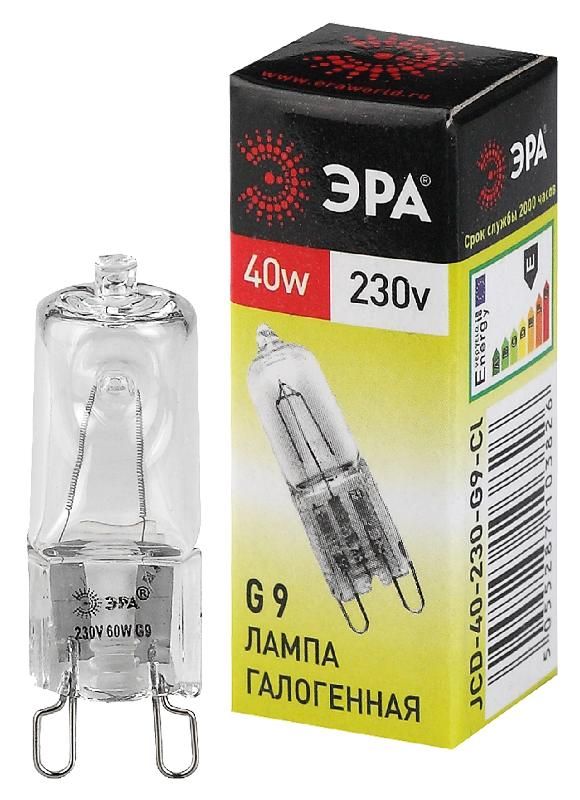 Лампа галогенная G9-JCD-40-230V-CL C0027378