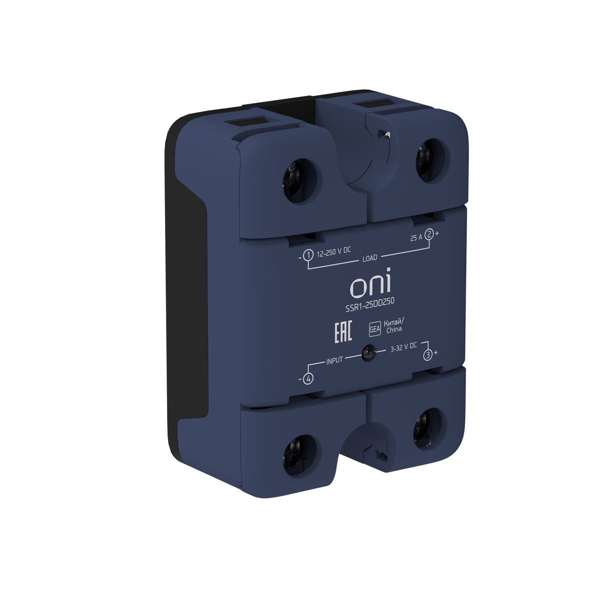 Реле твердотельное  SSR1-25DD250