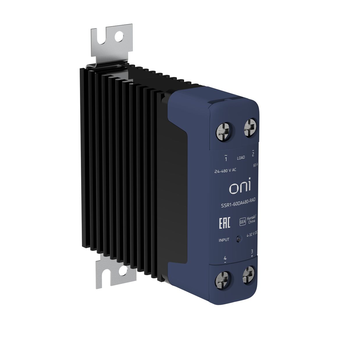 Реле твердотельное  SSR1-60DA480-RAD