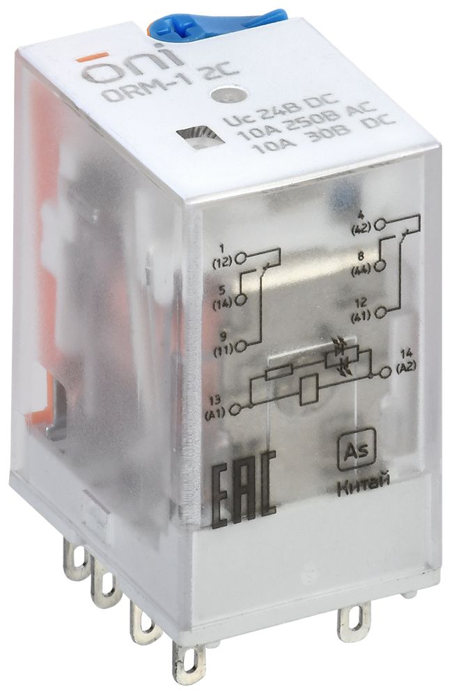 Реле интерфейсное  ORM-1-2C-DC24V-L-B