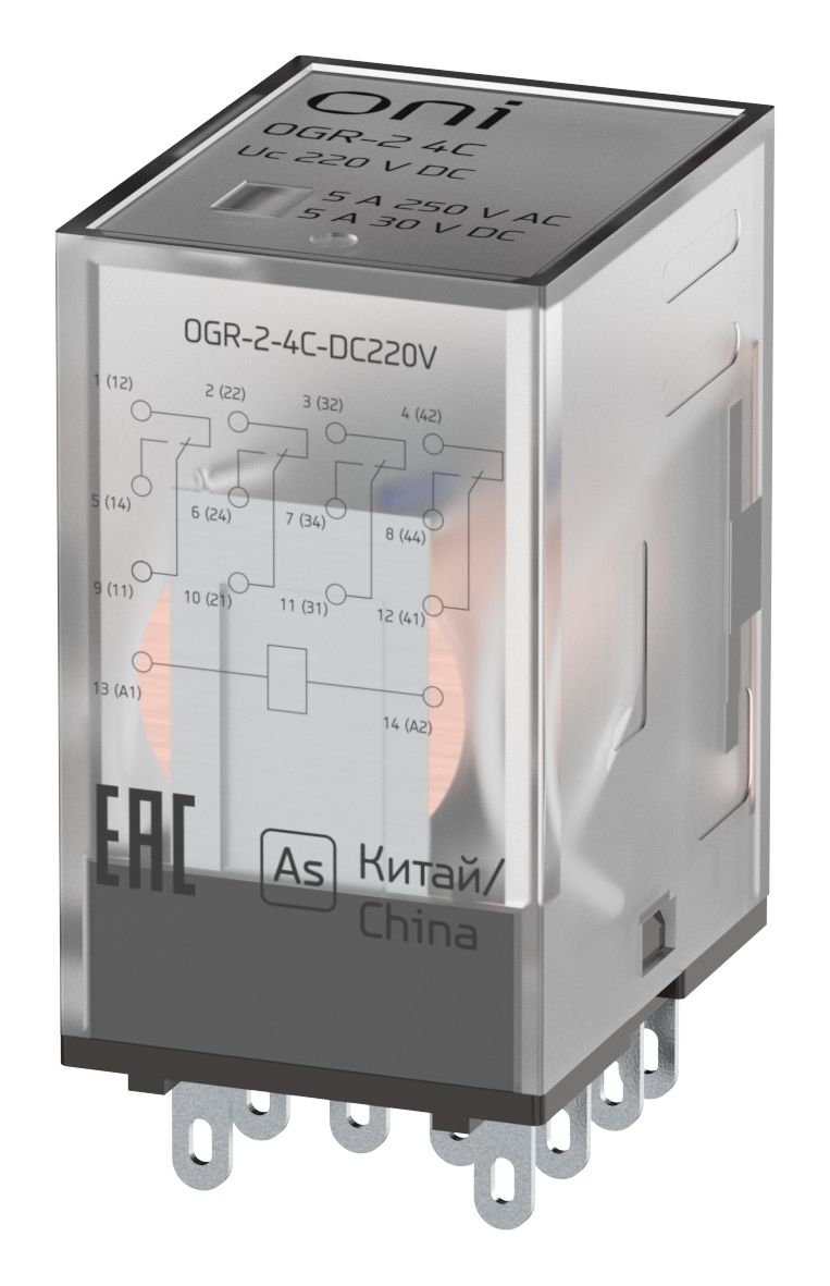 Реле  OGR-2-4C-DC220V