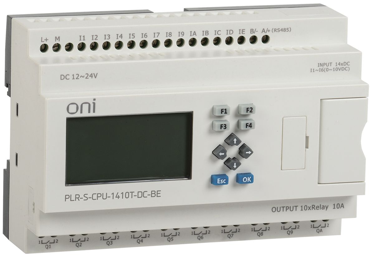 Реле логическое PLR-S. CPU1410(T) PLR-S-CPU-1410T-DC-BE