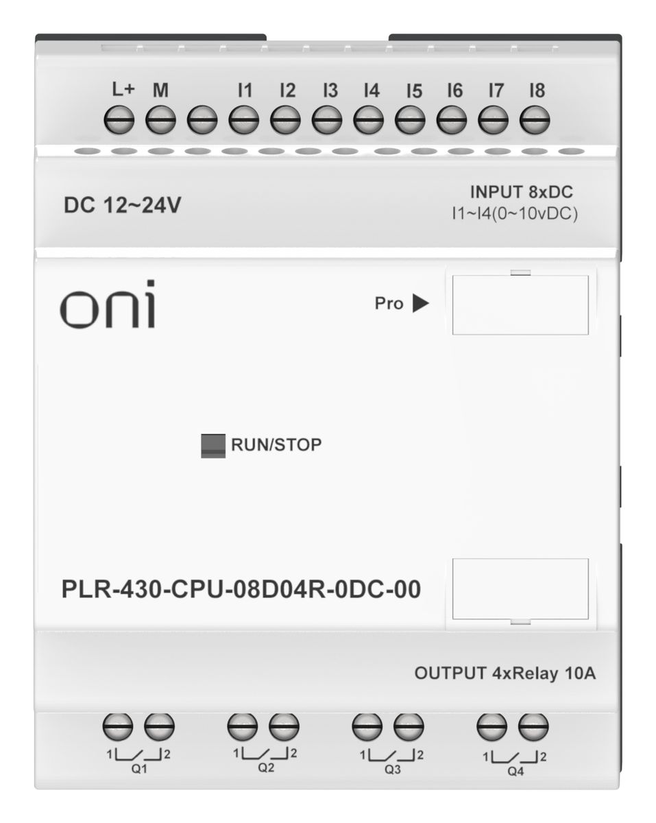 Модуль ЦПУ  PLR-430-CPU-08D04R-0DC-00