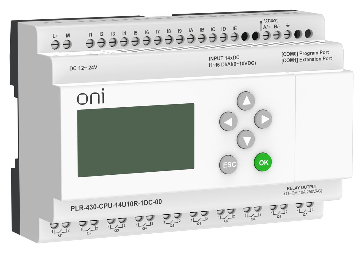 Модуль ЦПУ  PLR-430-CPU-14U10R-1DC-00