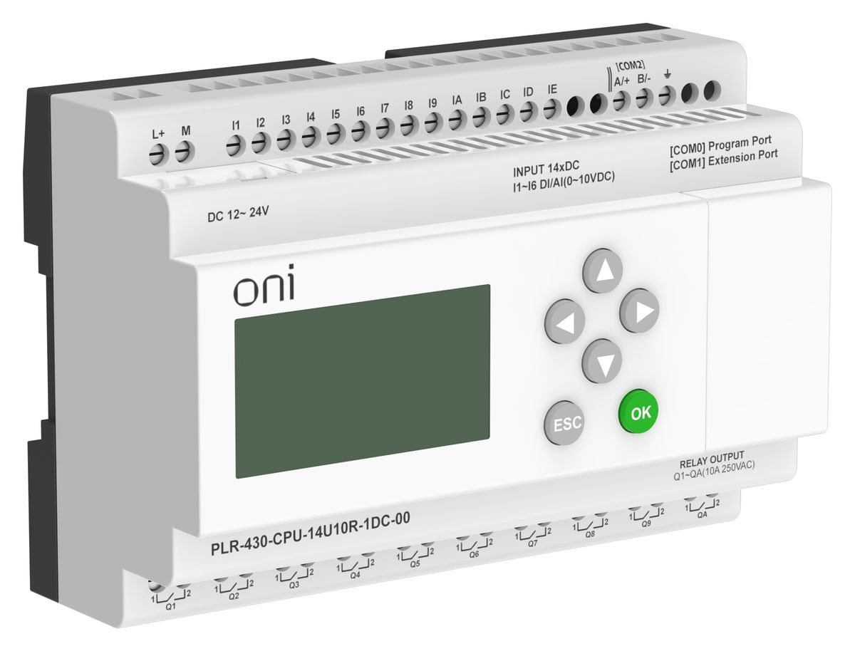 Модуль ЦПУ  PLR-430-CPU-14U10R-1DC-00
