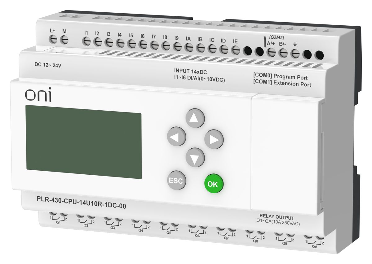 Модуль ЦПУ  PLR-430-CPU-14U10R-1DC-00