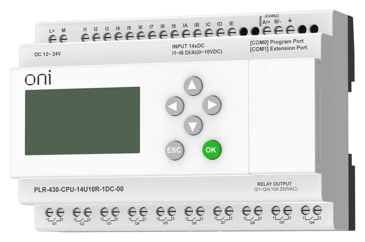 Модуль ЦПУ  PLR-430-CPU-14U10R-1DC-00