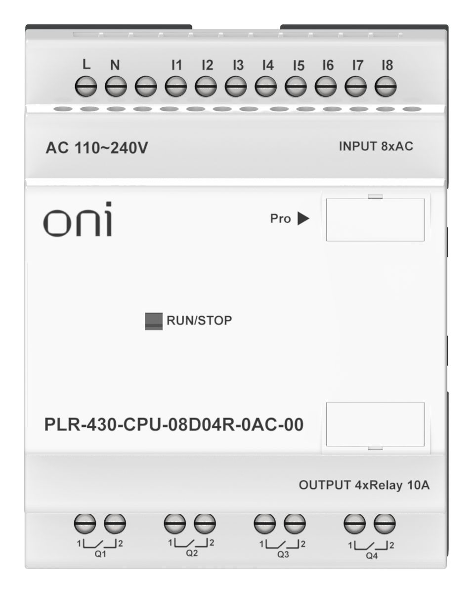 Модуль ЦПУ  PLR-430-CPU-08D04R-0AC-00