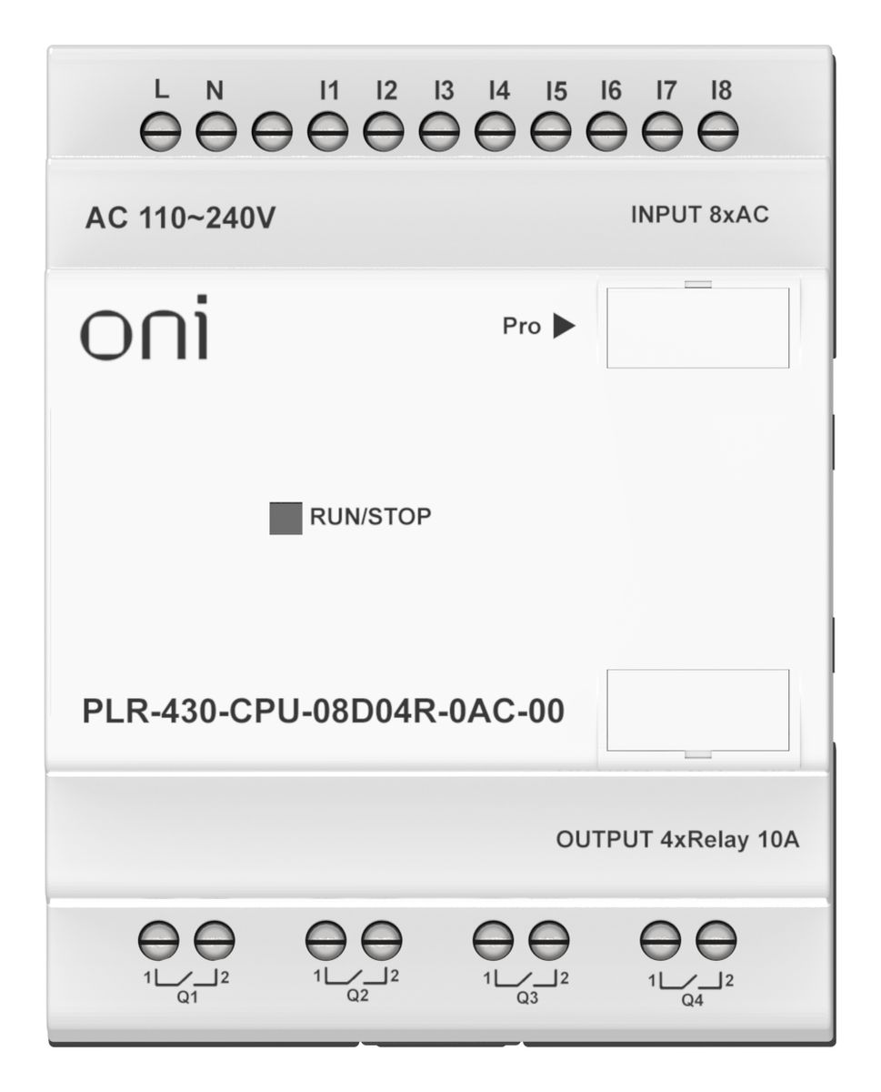 Модуль ЦПУ  PLR-430-CPU-08D04R-0AC-00
