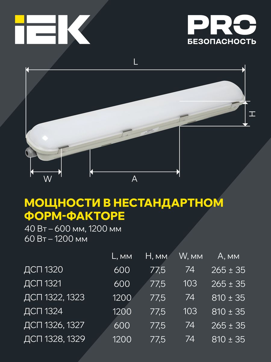 Светильник промышленный  LT-DSP0-1328-040-40-K01