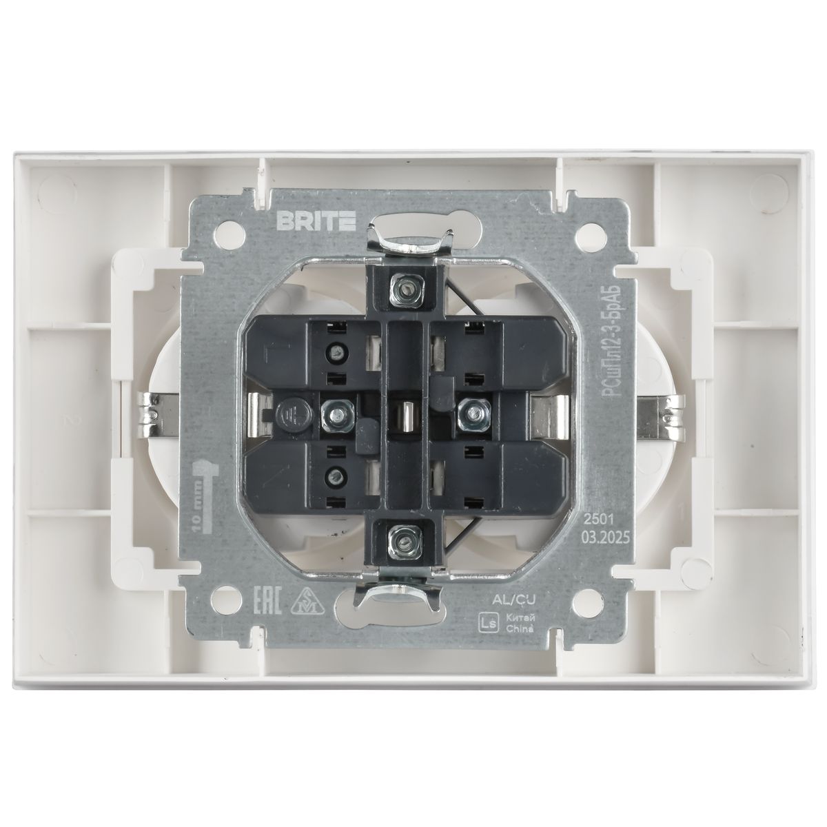 Розетка силовая РСшПл12-3-БрАБ BR-R28-16-K91-F