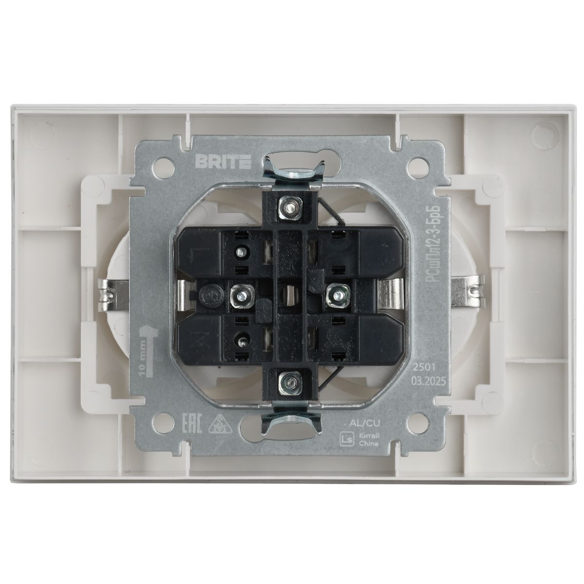 Розетка силовая РСшПл12-3-БрБ BR-R28-16-K01-F-PRO