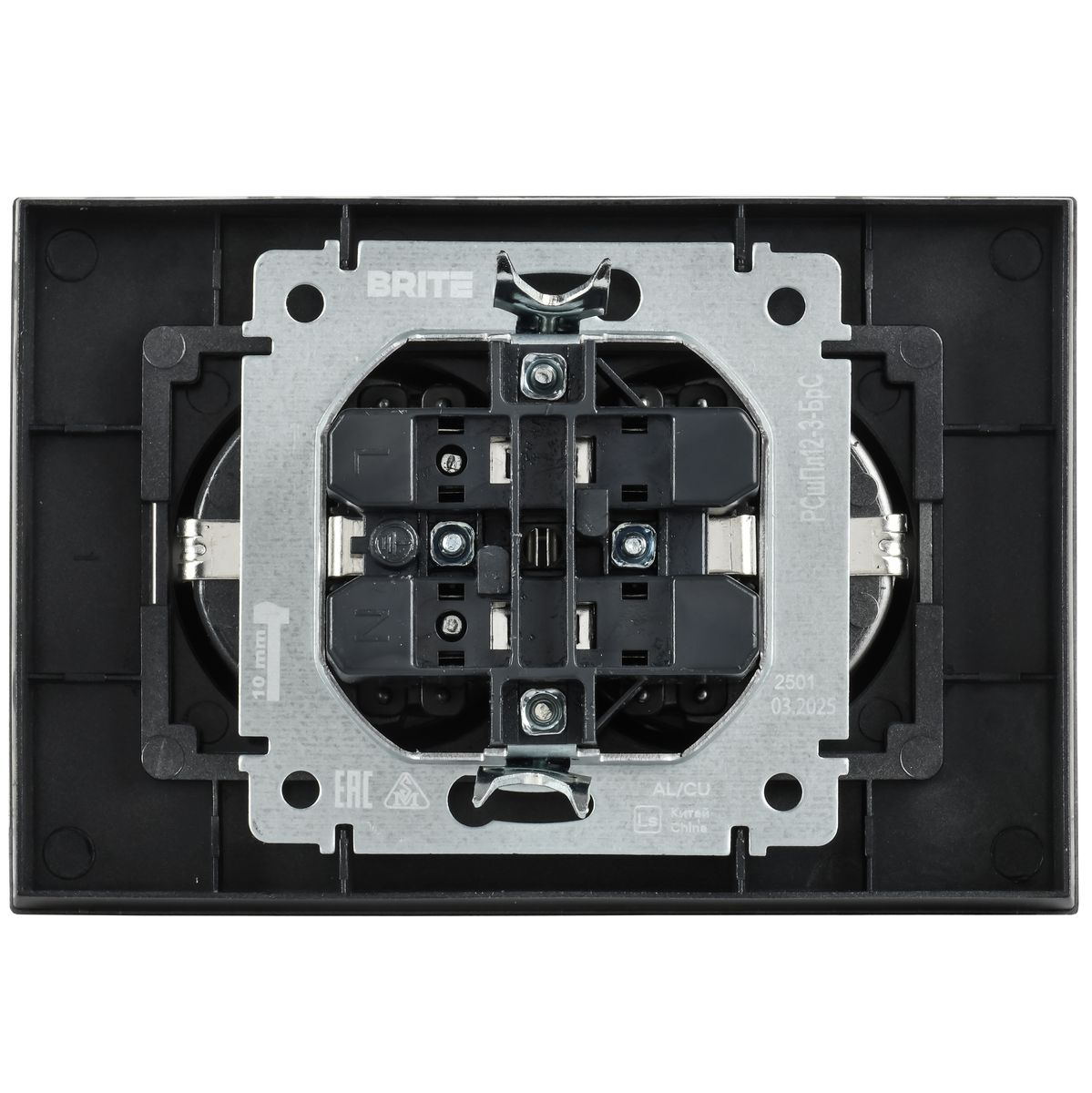 Розетка силовая РСшПл12-3-БрС BR-R28-16-K46-F