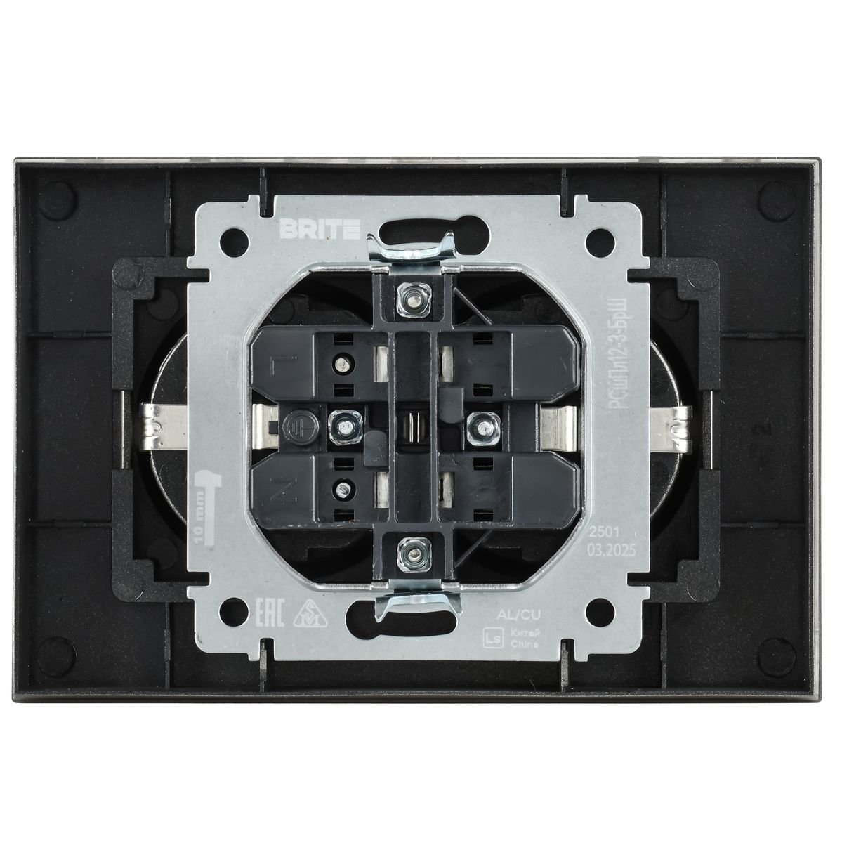 Розетка силовая РСшПл12-3-БрШ BR-R28-16-K37-F