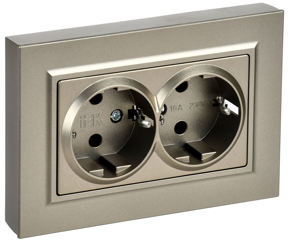 Розетка силовая РСПл12-3-БрШ BR-R27-16-K37-F
