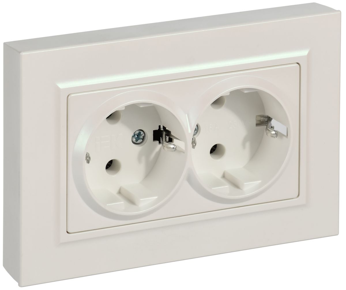 Розетка силовая РСПл12-3-БрЖ BR-R27-16-K36-F