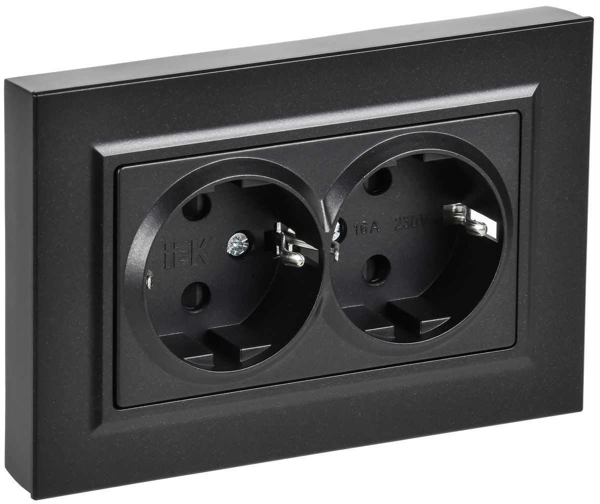 Розетка силовая РСшПл12-3-БрЧ BR-R28-16-K02-F