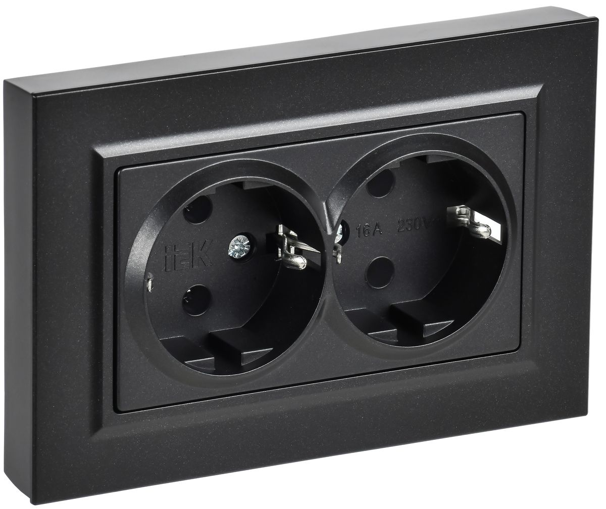 Розетка силовая РСПл12-3-БрЧ BR-R27-16-K02-F