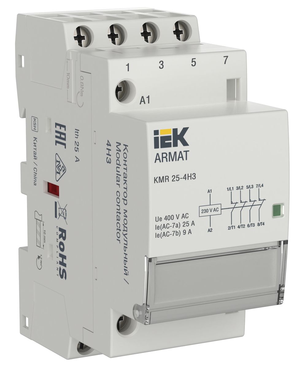 Контактор модульный  AR-KMR10-025-04-230