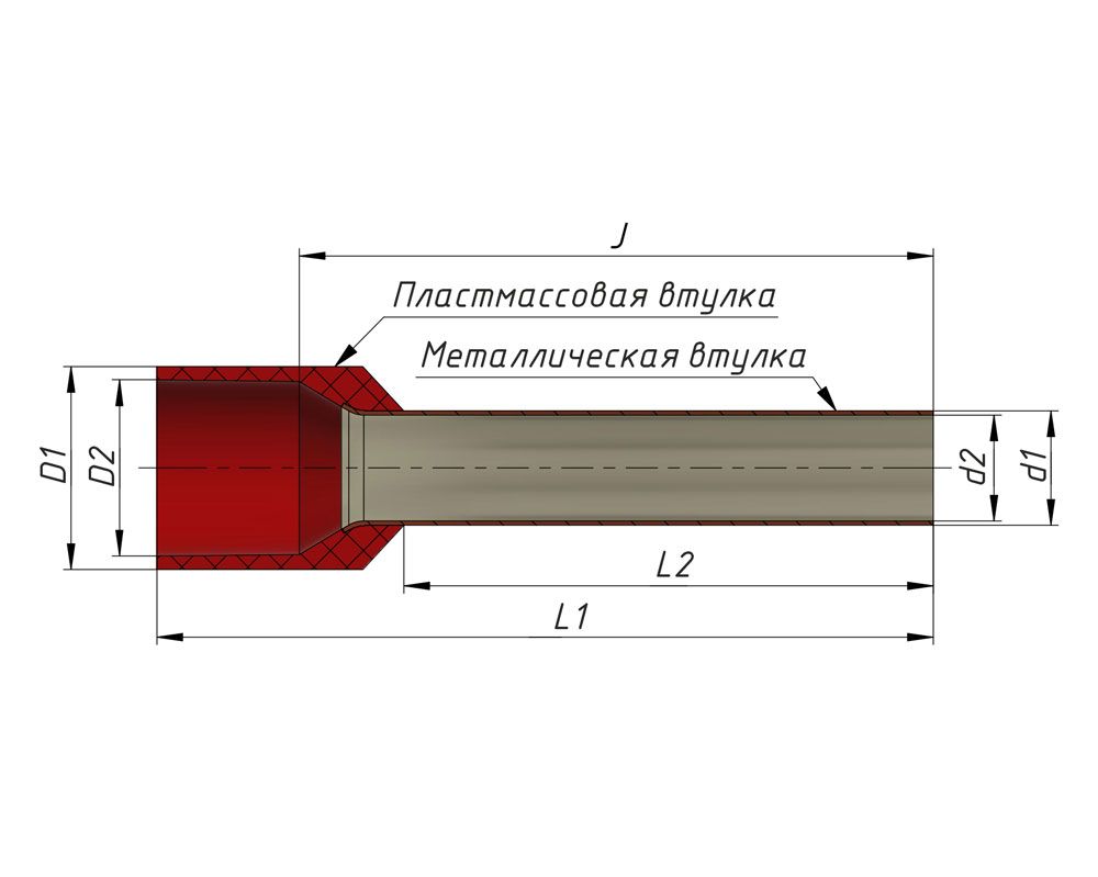Наконечник кабельный  zeta10968