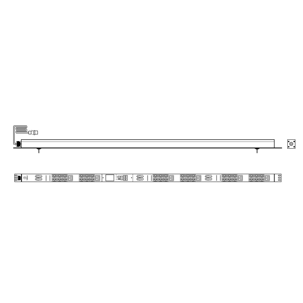 Блок розеток SMART-PDU-32-3P-36C13-6C19-I309-CM 12604c