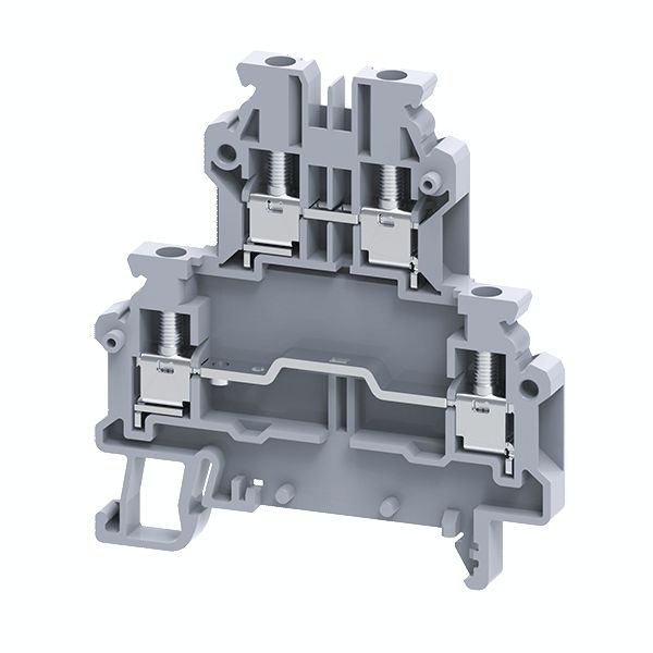 Клемма OptiClip ODL-2,5-2L-I-серый 289801