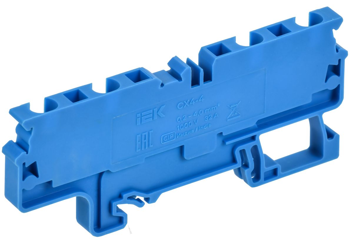 Клемма пружинная CX4-4 BU AF-CT40-00-4-K07-004