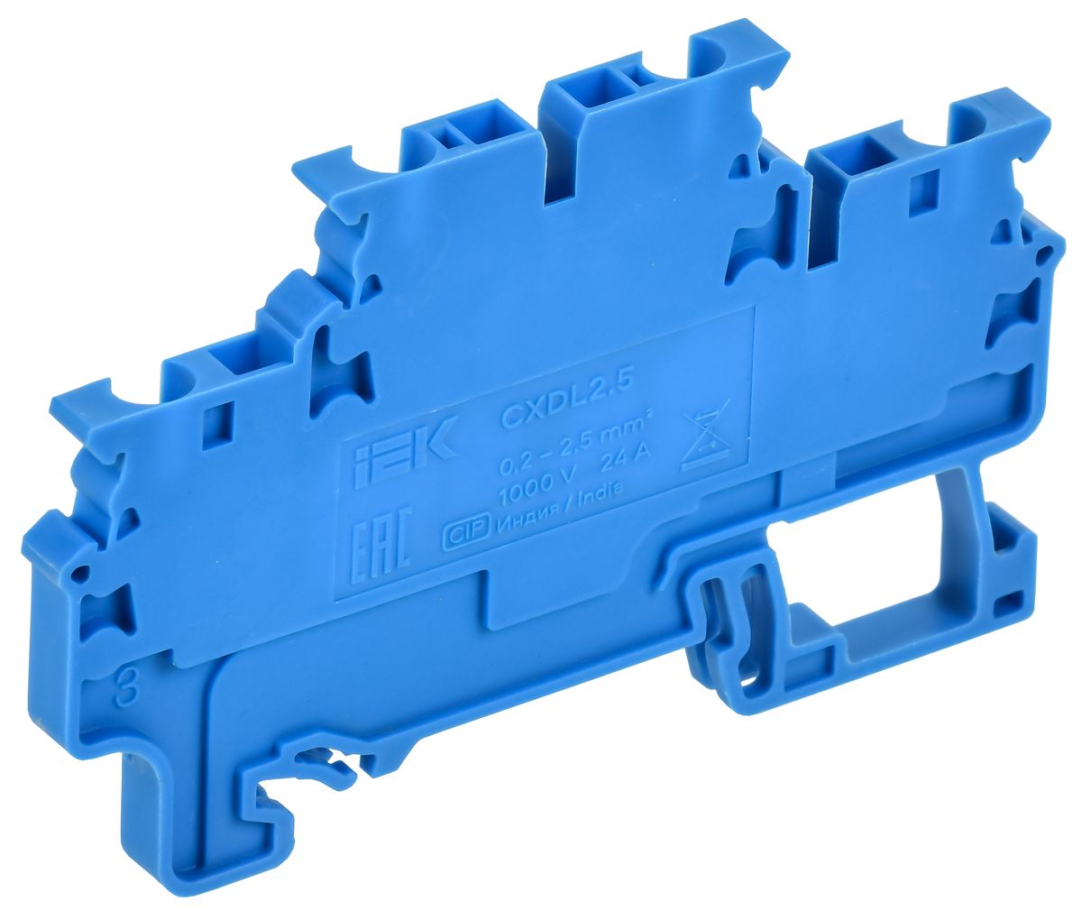 Клемма пружинная CXDL2.5 BU AF-CT40-00-2-K07-002