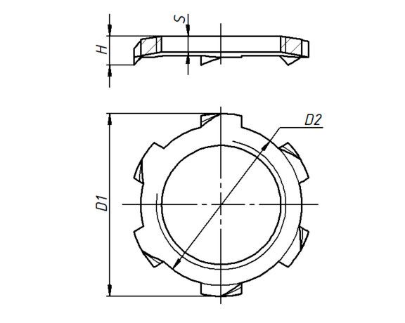 Контргайка  zeta40211