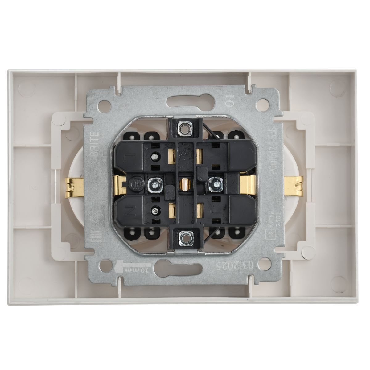 Розетка силовая РСшПл12-3-БрБ BR-R28-16-K01-F-PRO