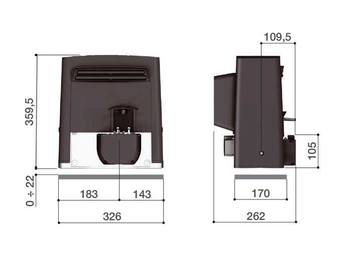 Комплект автоматики BKS18AGS RC combo KIT 8K01MS-047
